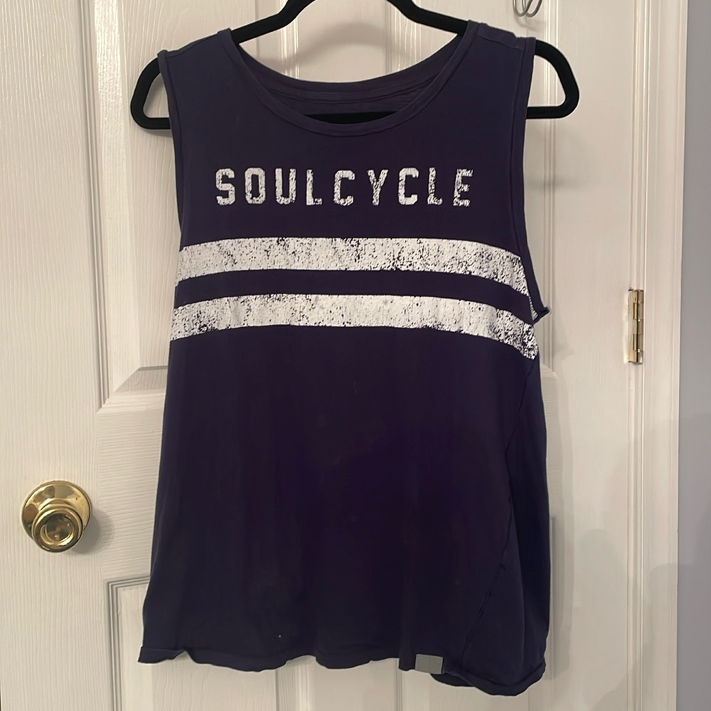 Soul Cycle 100% Organic Cotton Block Tank Top